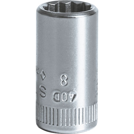 6,3 Mm (1/4) Sockets Size 8 Mm L.23 Mm